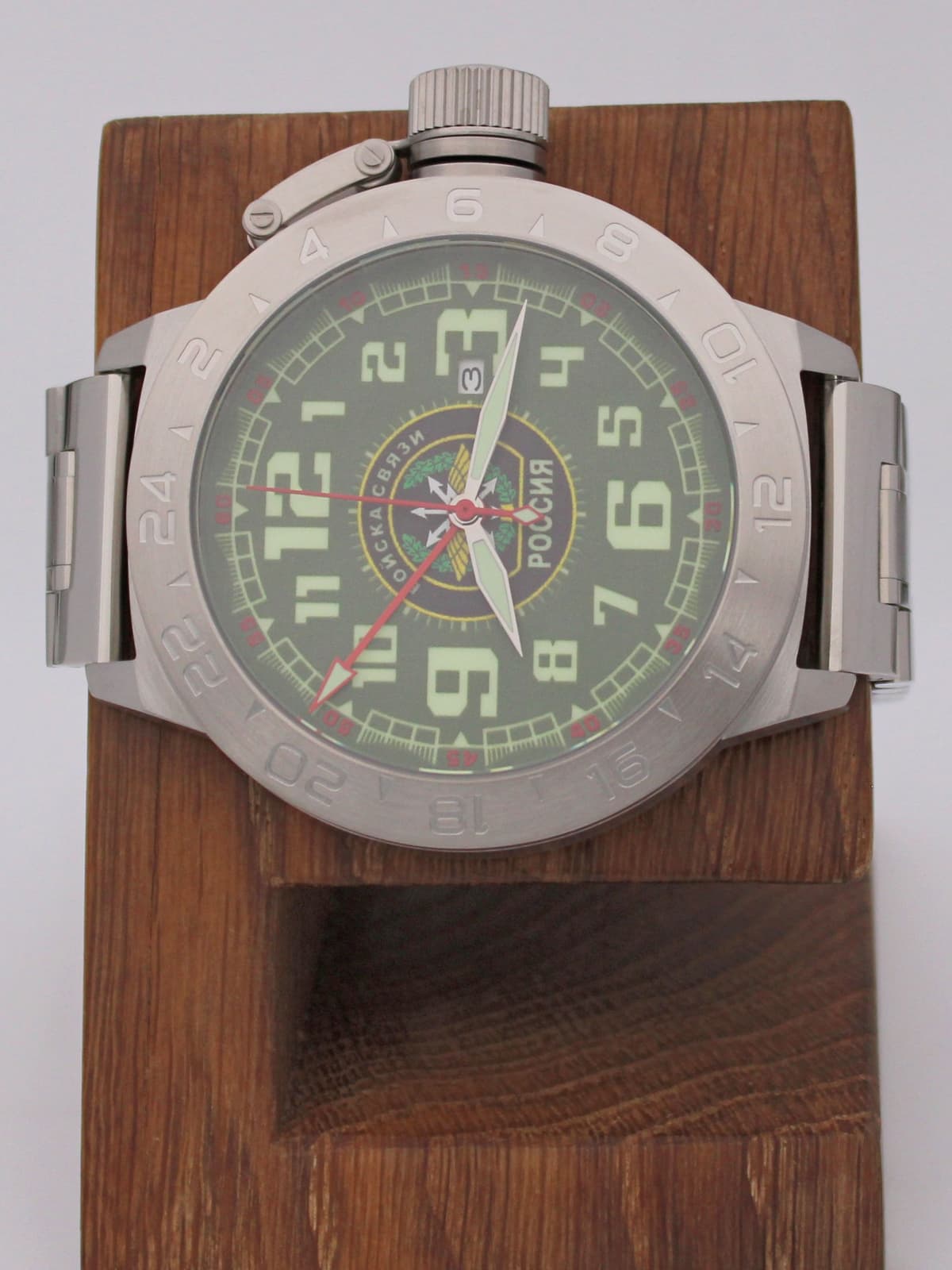 Часы Войска связи механические с автоподзаводом (Seiko NH34A) 52.198.2