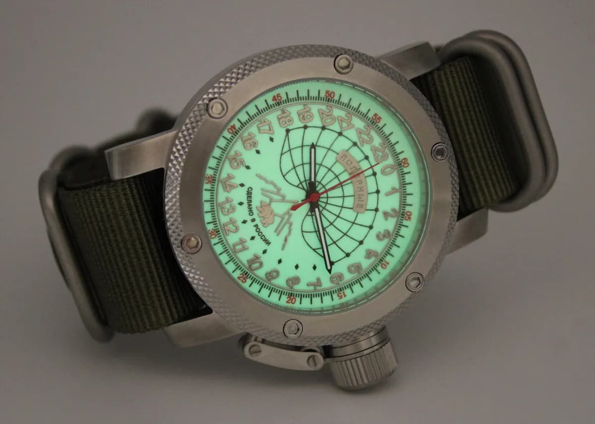 Часы Полярные механические с автоподзаводом (сапфировое стекло) 1130.21,  механизм Восток 2431