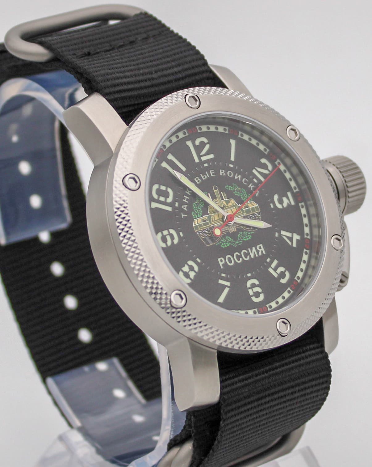 Часы Танковые войска РОССИЯ, механизм Восток 2415.01