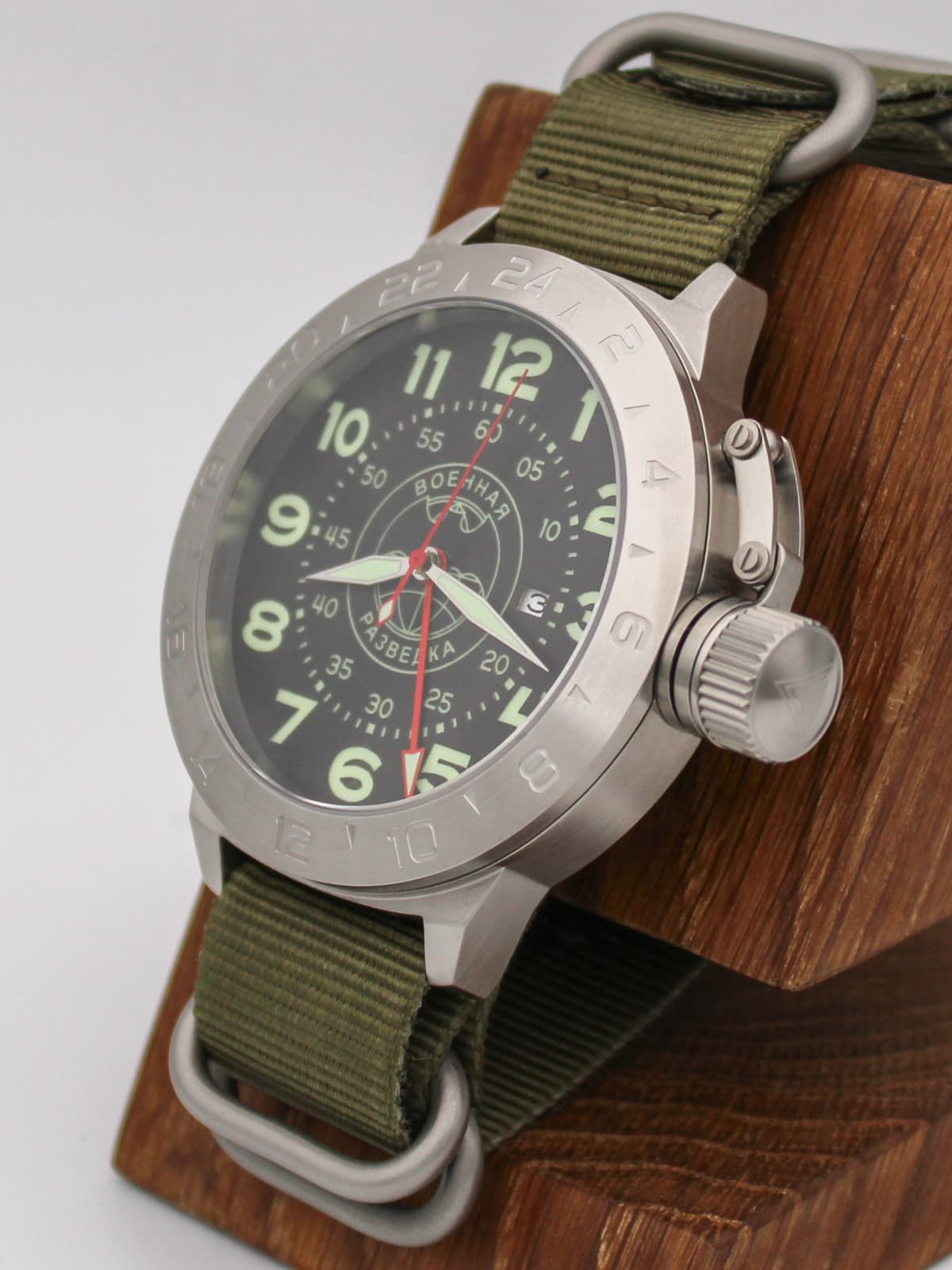 Часы Военная разведка механические с автоподзаводом (Seiko NH34A) 52.169.21