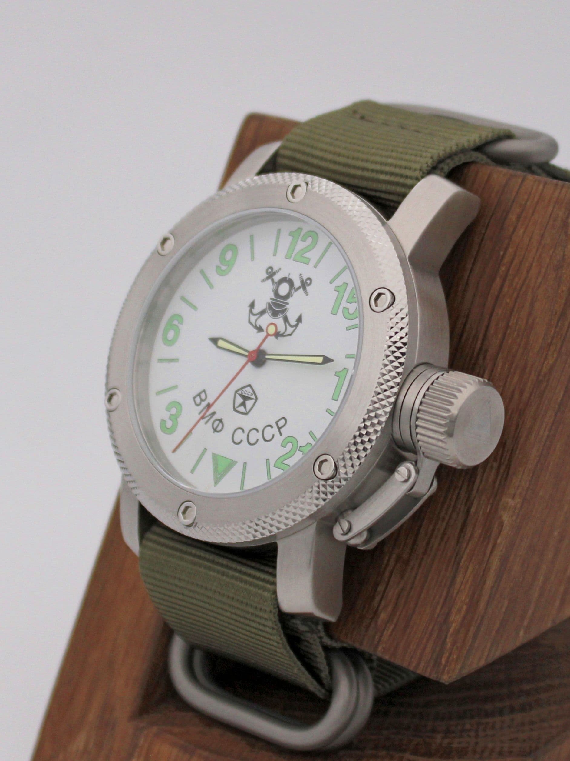 Часы ВМФ СССР механические с автоподзаводом (Восток 2431) 01.021.21