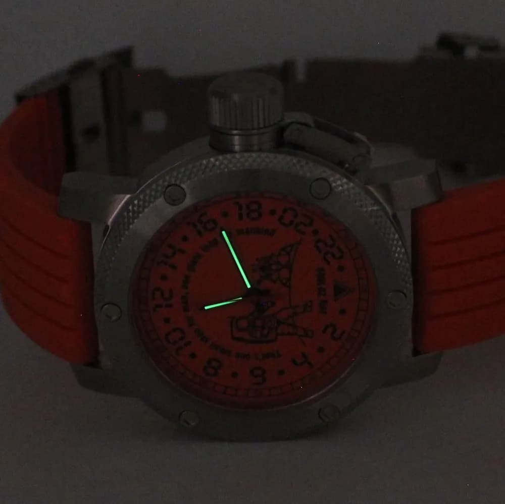 Часы Высадка на Луне механические 127.15 механизм Ракета 2623