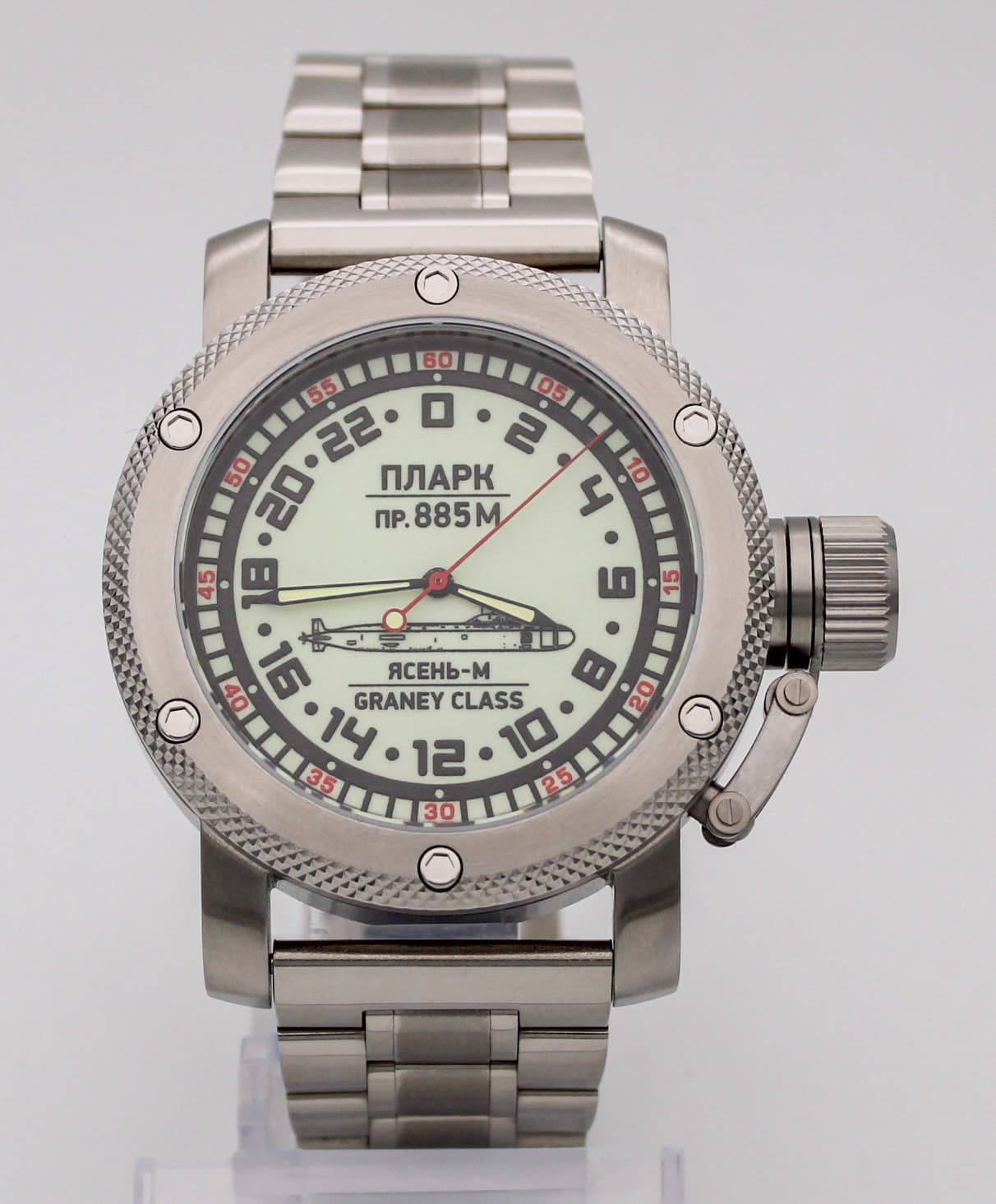 Часы  ПЛАРК 885 М Ясень-М (Graney class) механизм Восток 2431.01