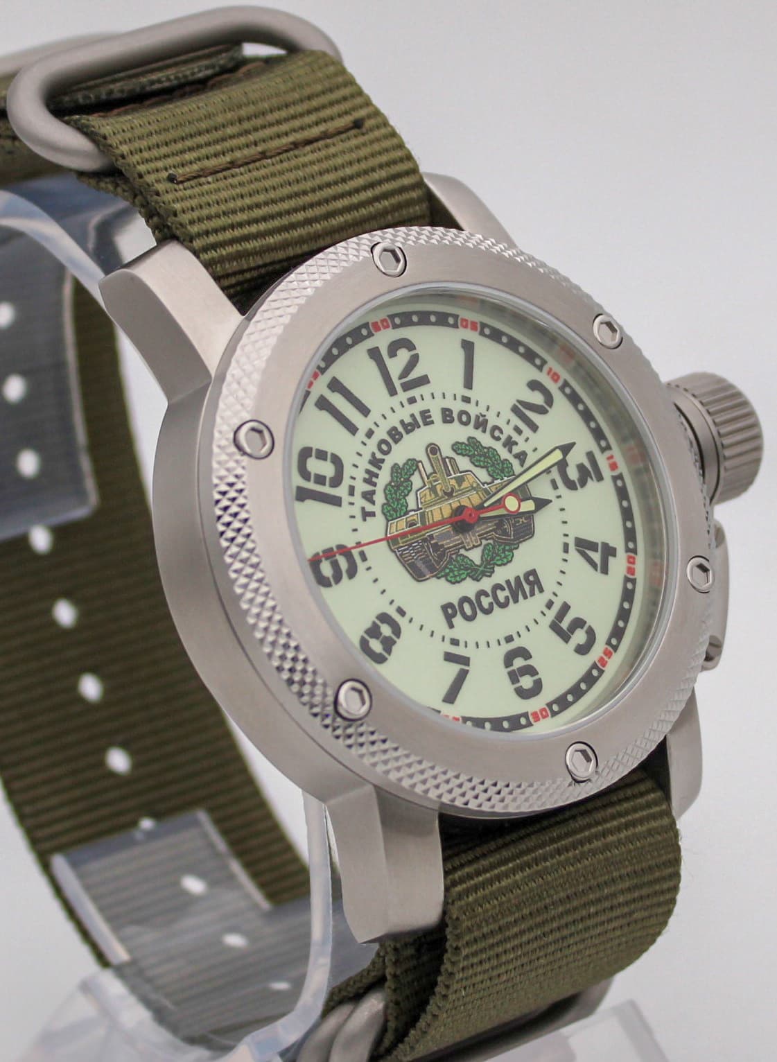 Часы Танковые войска РОССИЯ, механизм Восток 2415.01