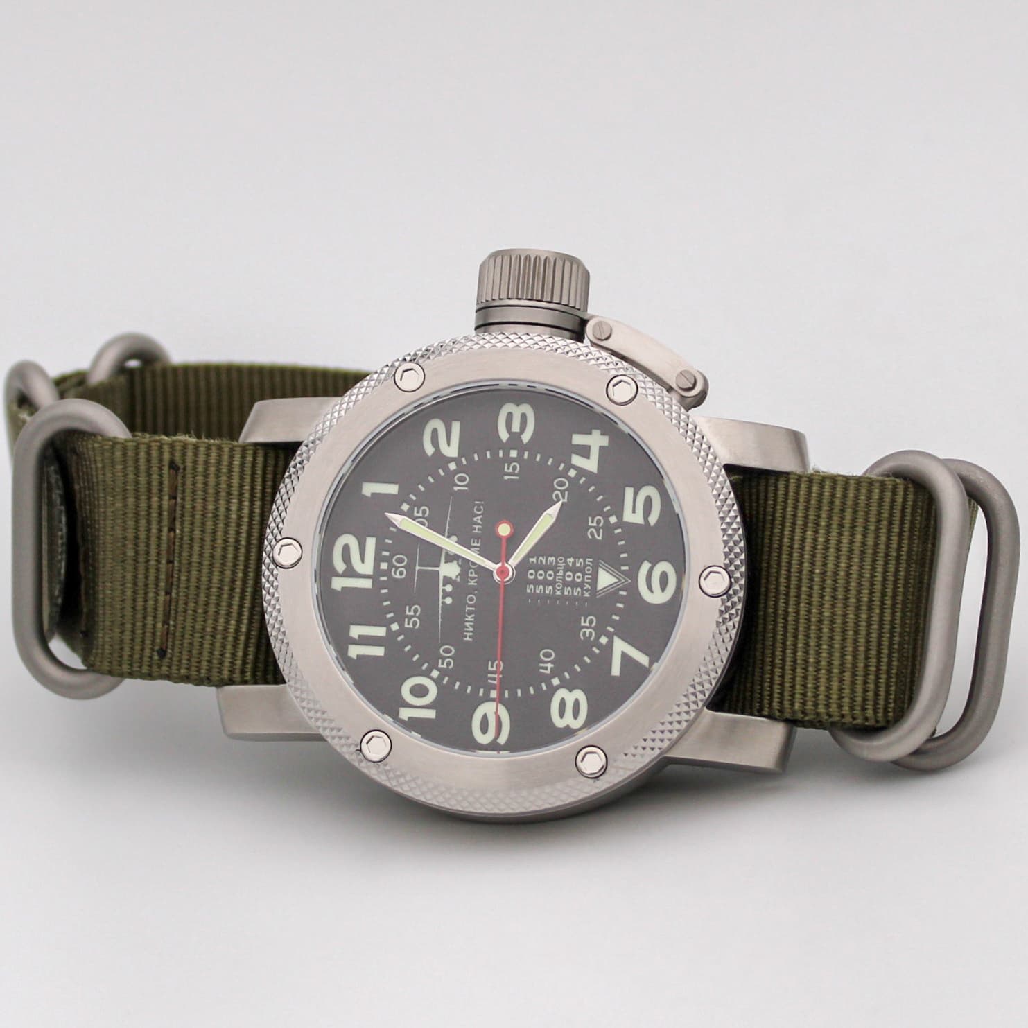 Часы ВДВ  ИЛ-76 механические (сапфировое стекло) противоударные, механизм Ракета 2609