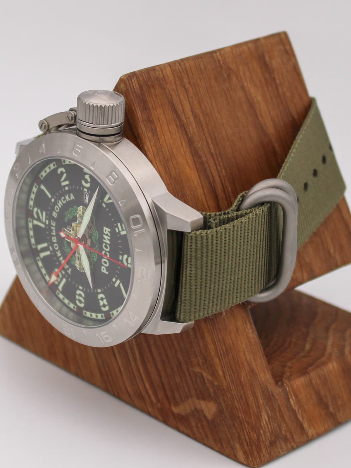 Часы Танковые войска механические с автоподзаводом (Seiko NH34A) 52.209.21