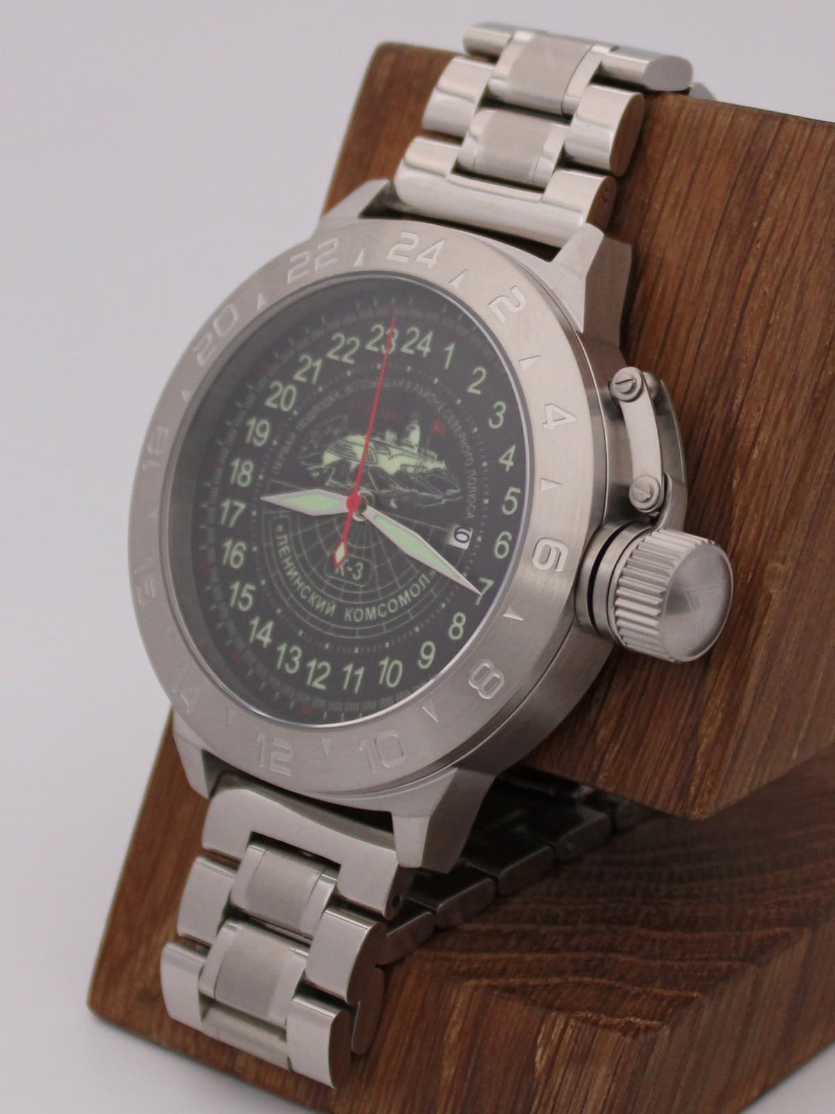 Часы К-3 "Ленинский комсомол" механические с автоподзаводом (Seiko NH34A) 52.152.2