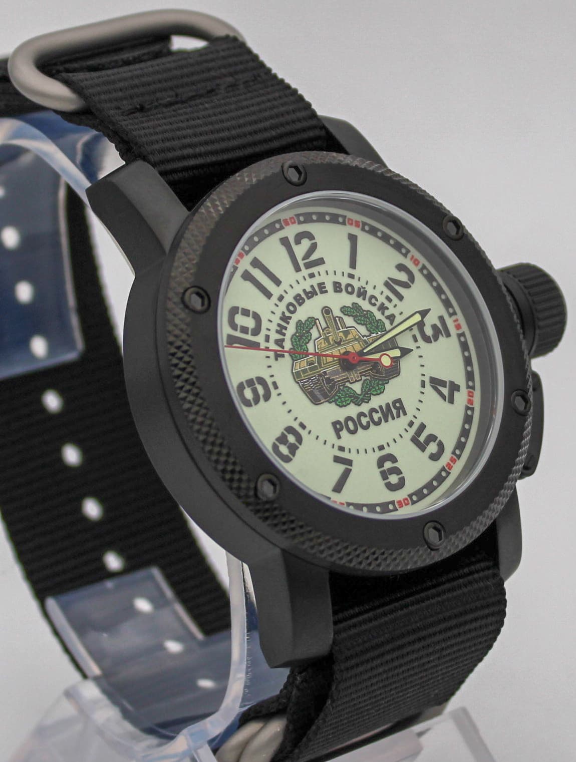 Часы Танковые войска РОССИЯ, механизм Восток 2415.01