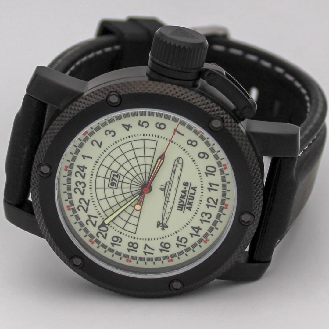 Часы 971 Щука-Б (Акула), механизм Восток 2415.01