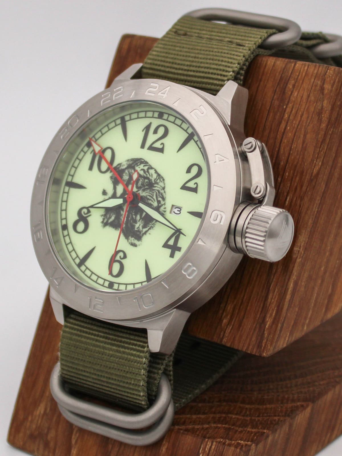 Часы Тигр механические с автоподзаводом (Seiko NH34A) 52.315.21