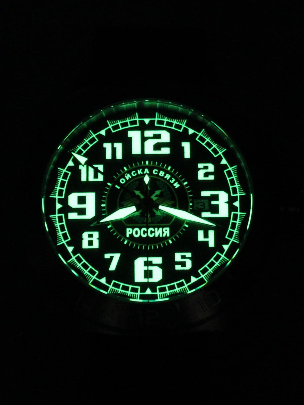 Часы Войска связи механические с автоподзаводом (Seiko NH34A) 52.197.21