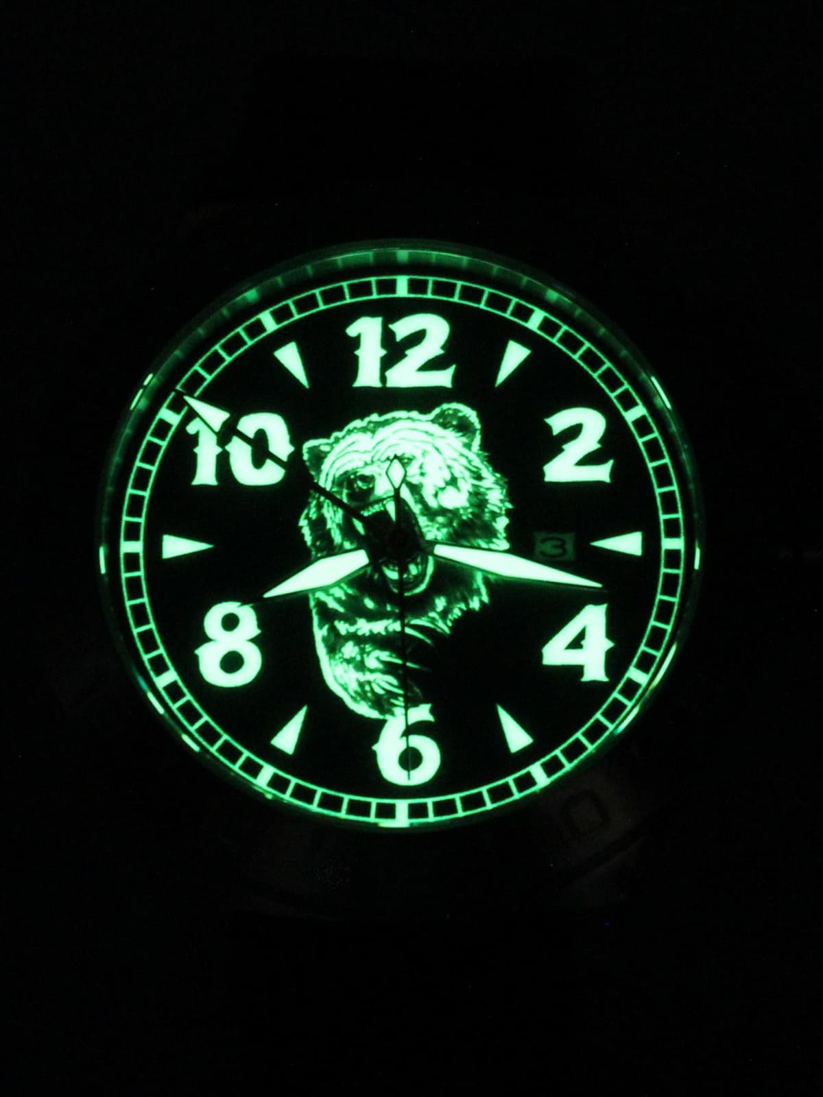 Часы Медведь механические с автоподзаводом (Seiko NH34A) 52.318.2