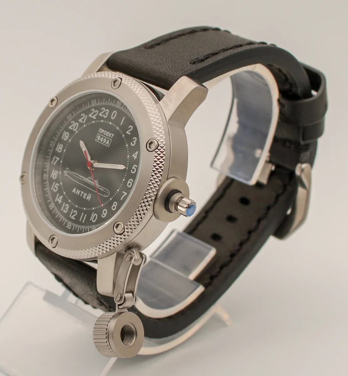 Часы наручные Проект 949А / Антей (Oscar-II) механические 047.01,  механизм Ракета 2623 Н, противоударные.