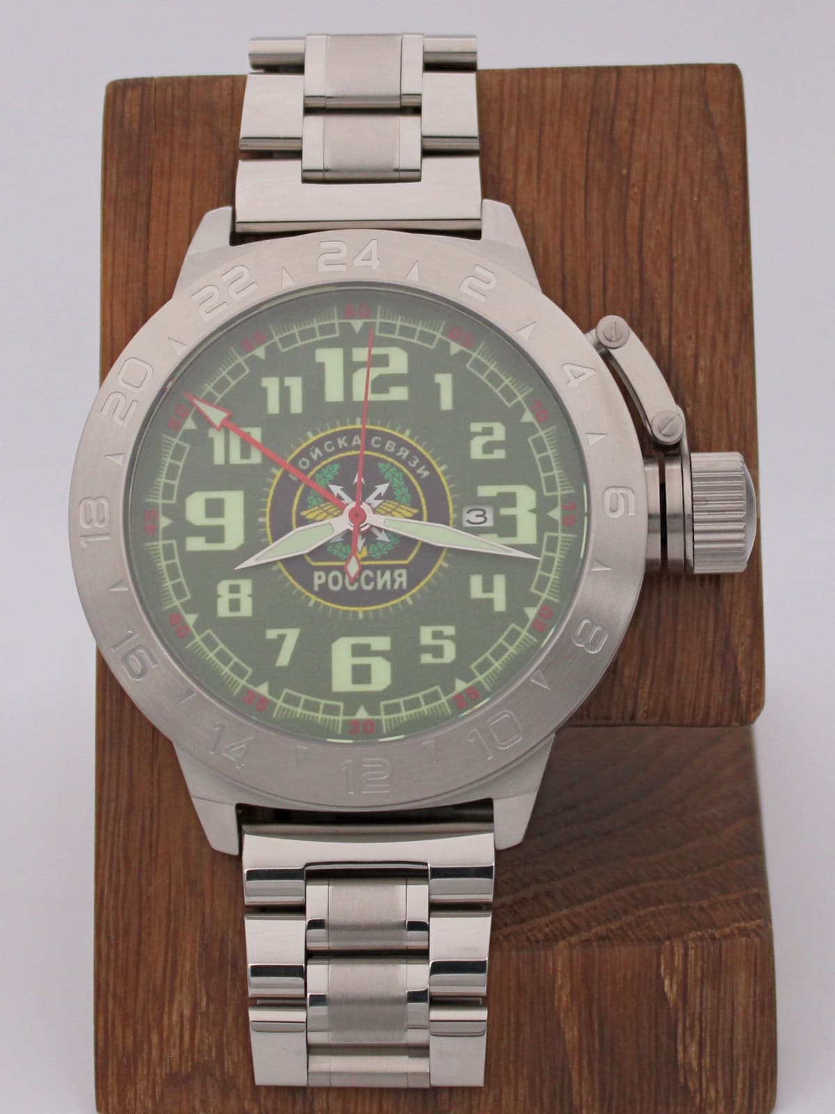 Часы Войска связи механические с автоподзаводом (Seiko NH34A) 52.198.2