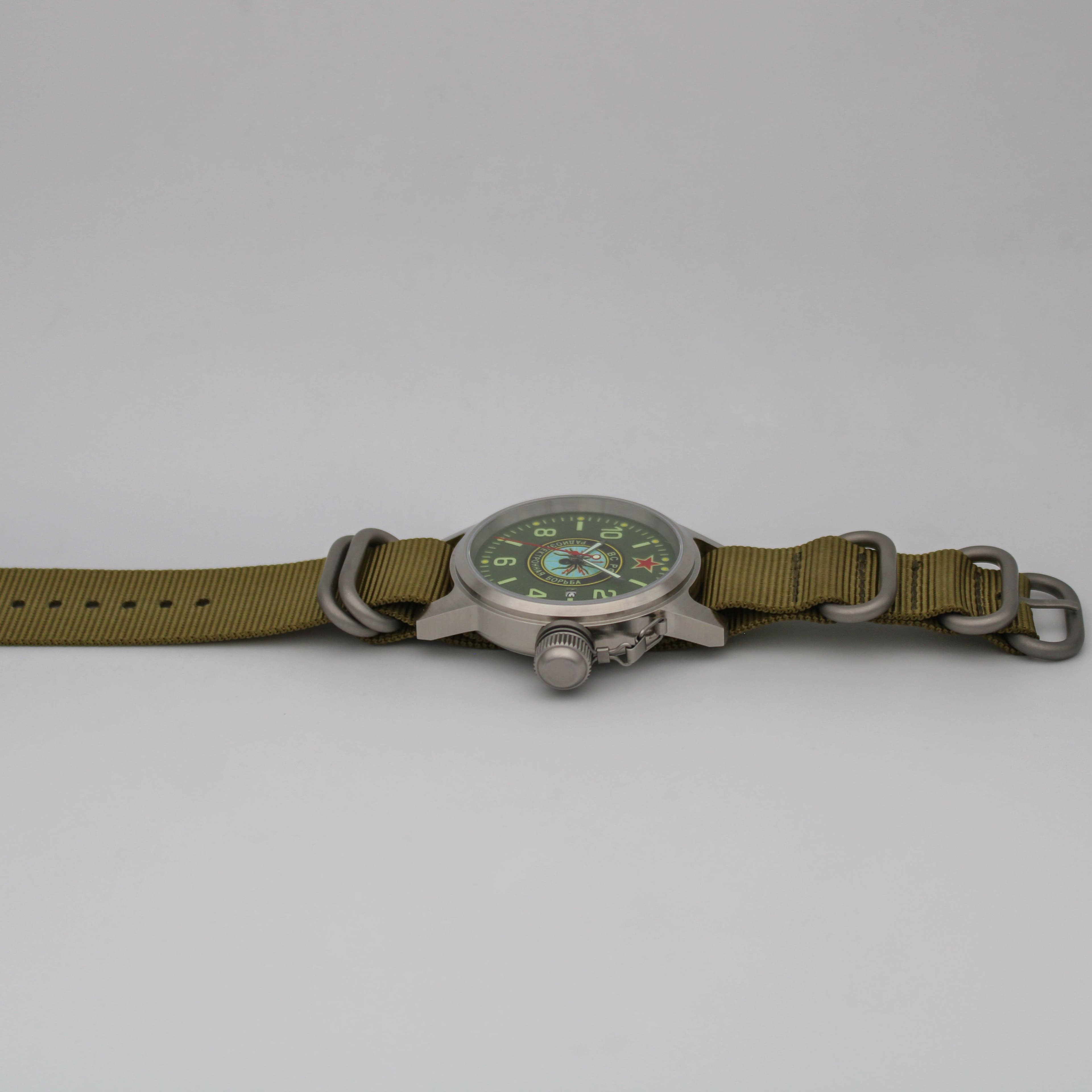 Часы Войска РЭБ механические с автоподзаводом (Seiko NH35A) 45.277.21