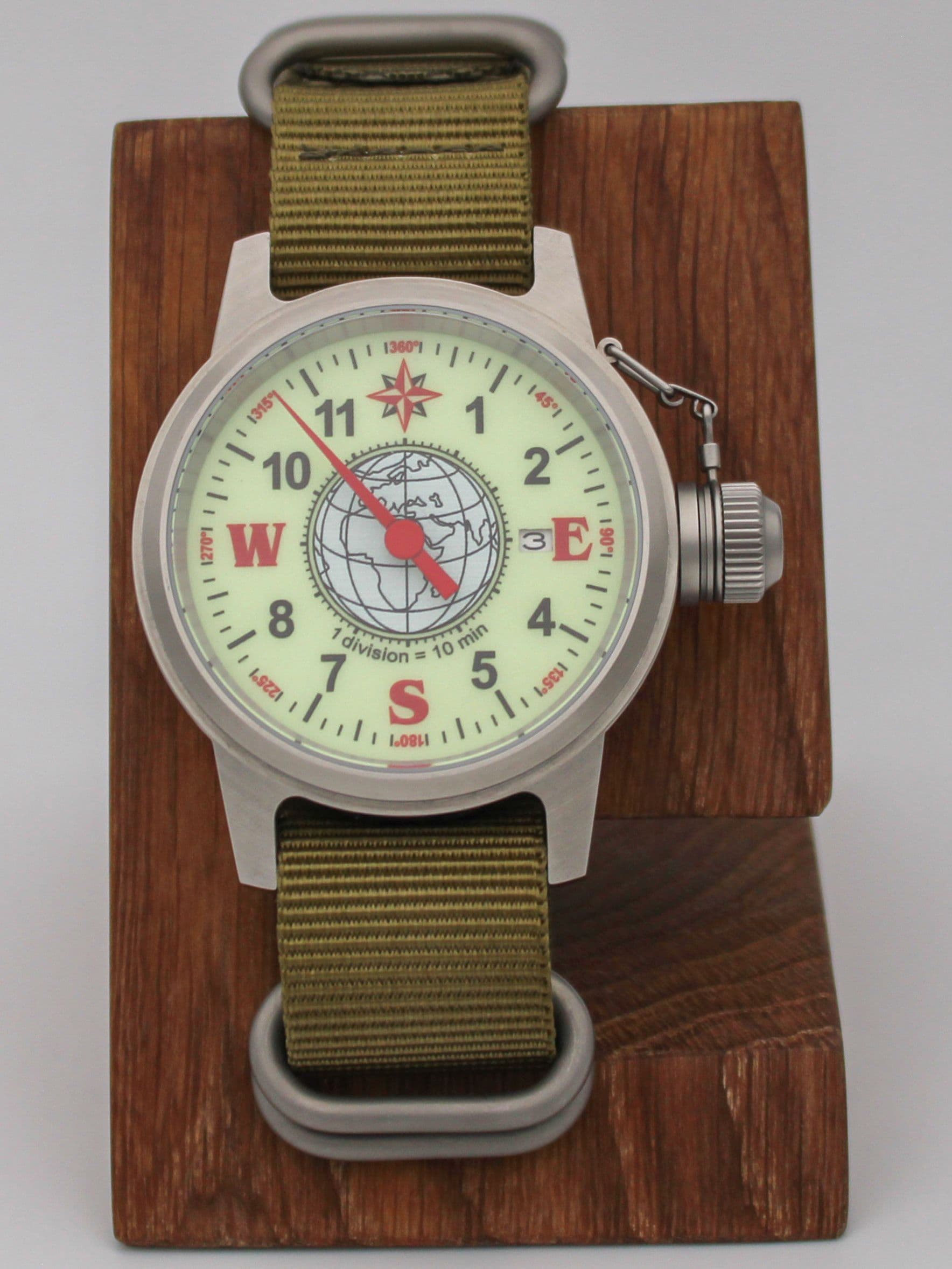 Часы Компас однострелочные механические с автоподзаводом (Seiko NH35A) 45.184.21