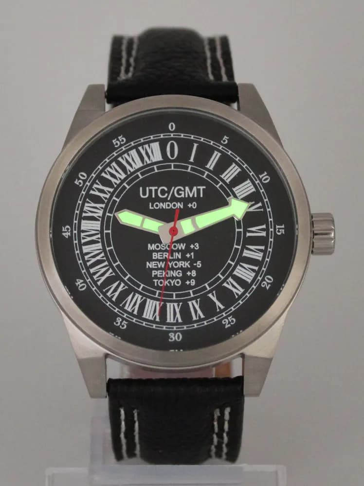 Часы UTC / GMT 21.230.011 механические, механизм Ракета 2623Н