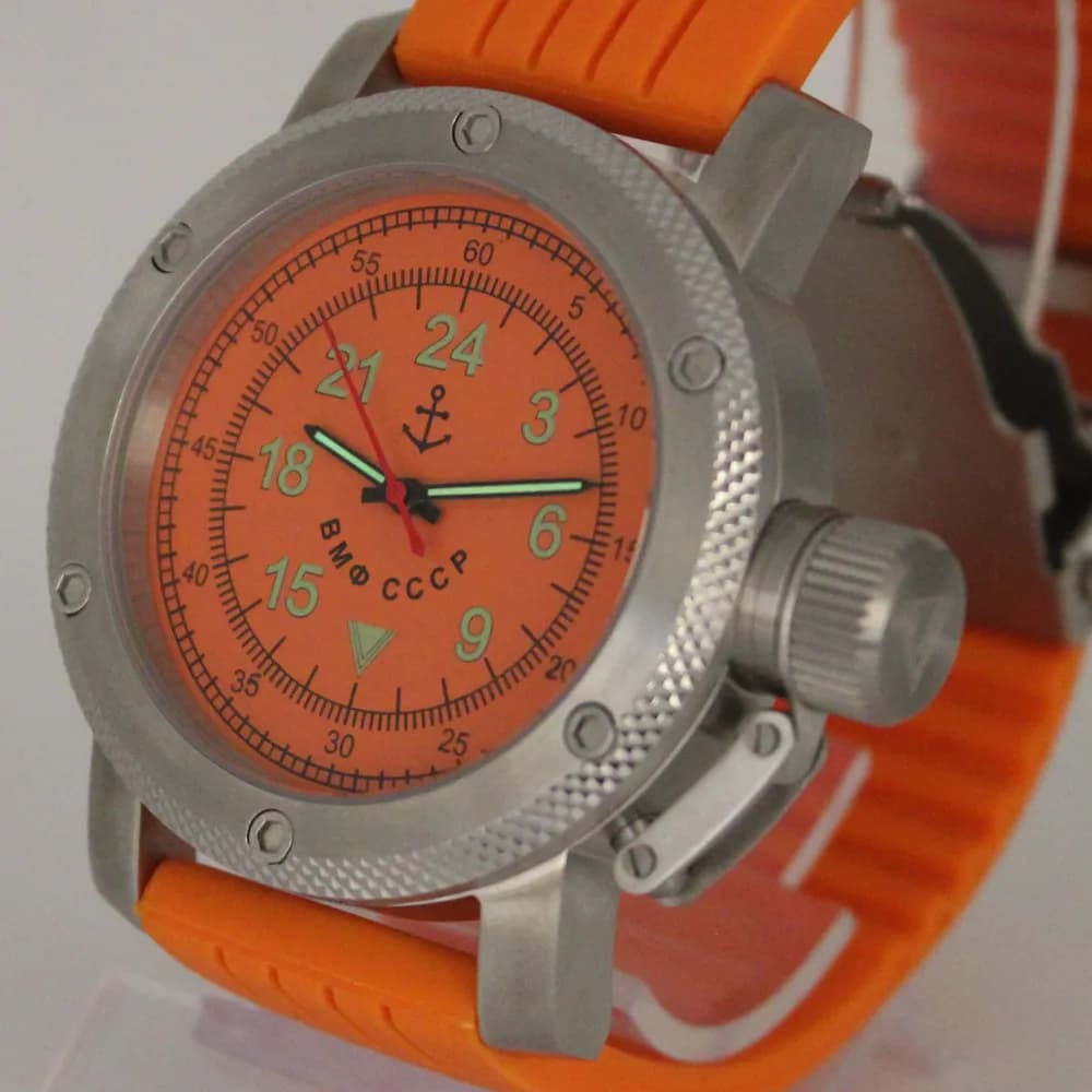 Часы ВМФ СССР механические 013.15 механизм Ракета 2623