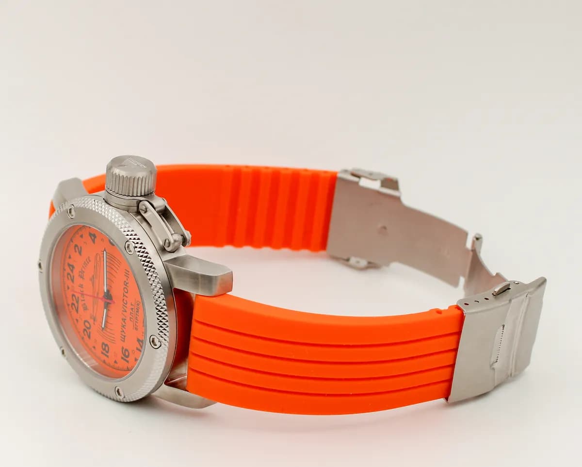 Часы наручные  671 / Щука (Black Prince) механические 067.15 механизм Ракета 2623 Н