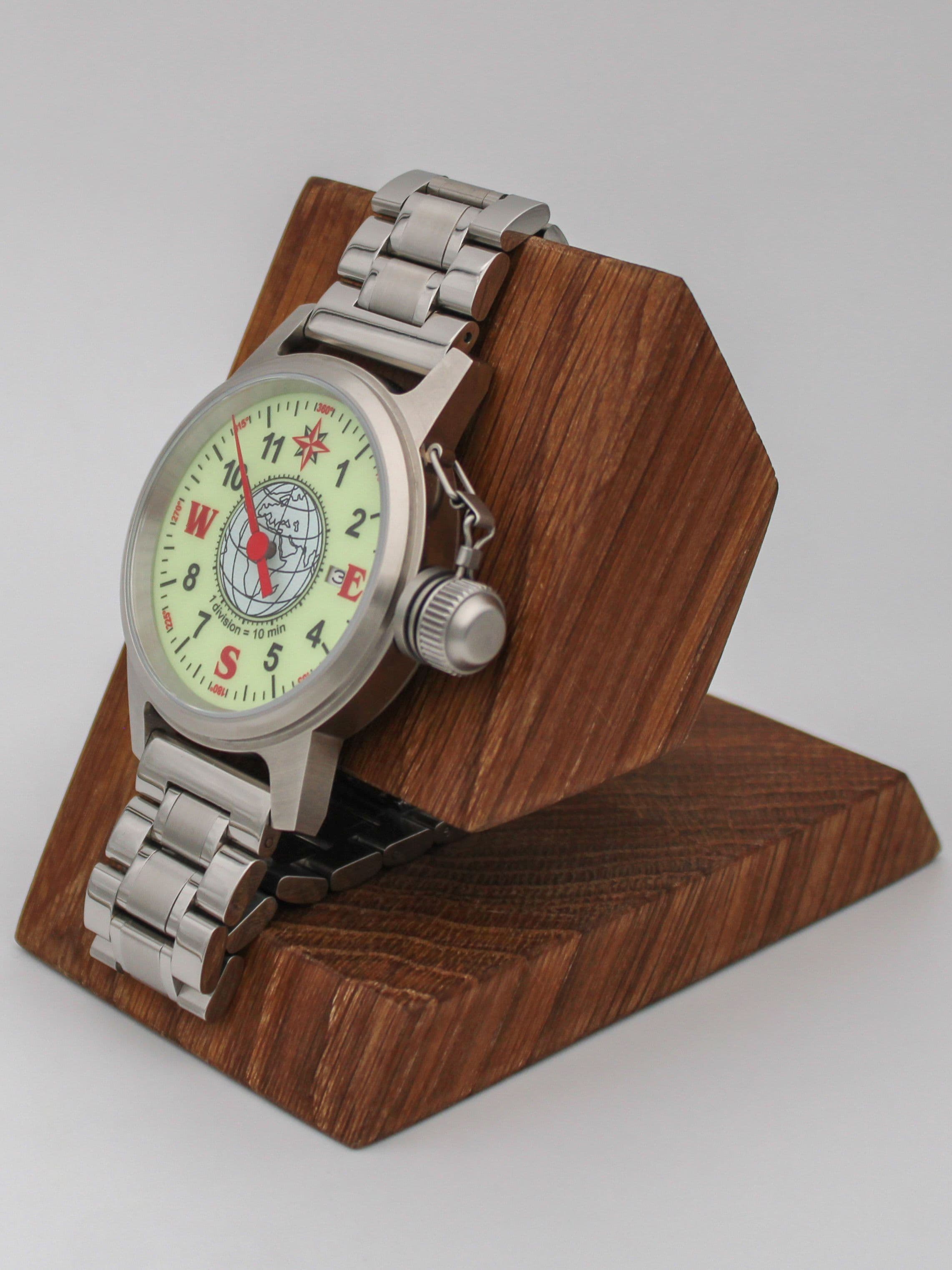 Часы Компас однострелочные механические с автоподзаводом (Seiko NH35A) 45.184.2