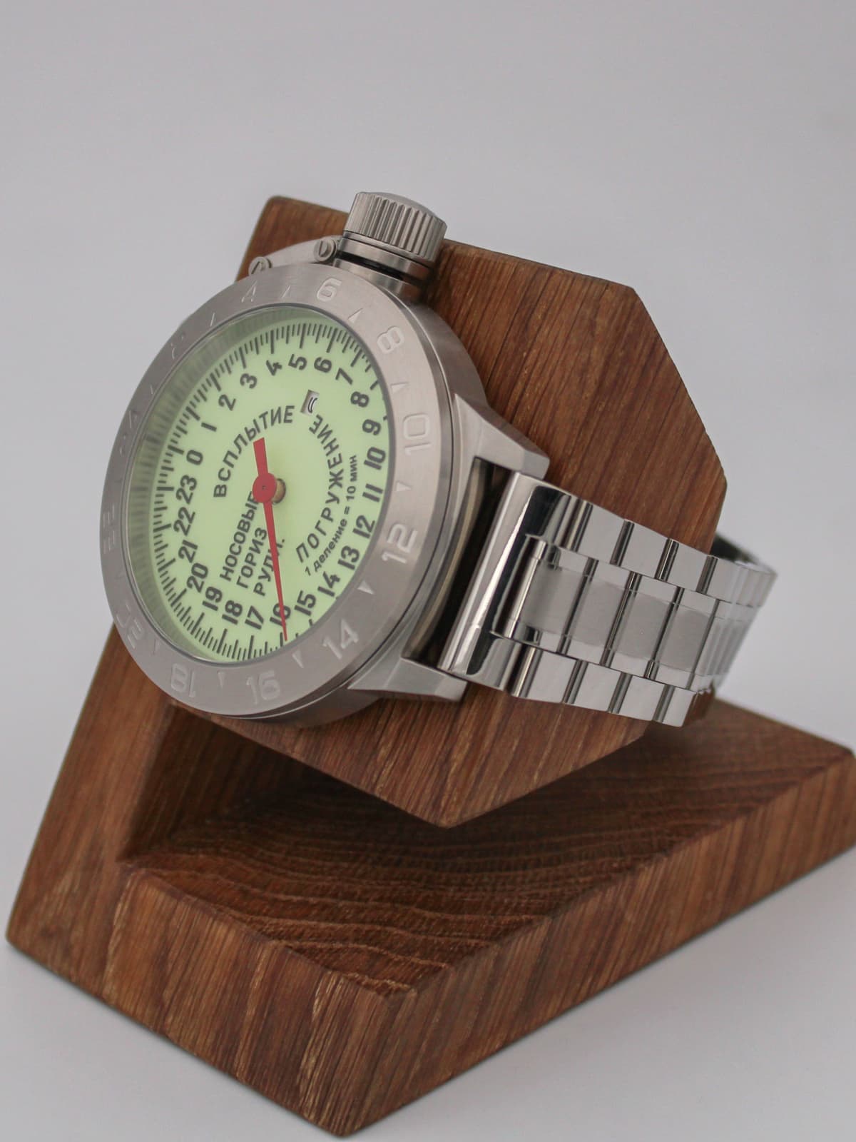 Часы Погружение / Всплытие однострелочные механические с автоподзаводом (Seiko NH34A) 52.181.2