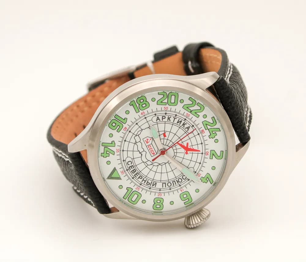 Часы Полярные, Арктика "Северный Полюс-1", 11.220.011 механические,  механизм Восток 2423