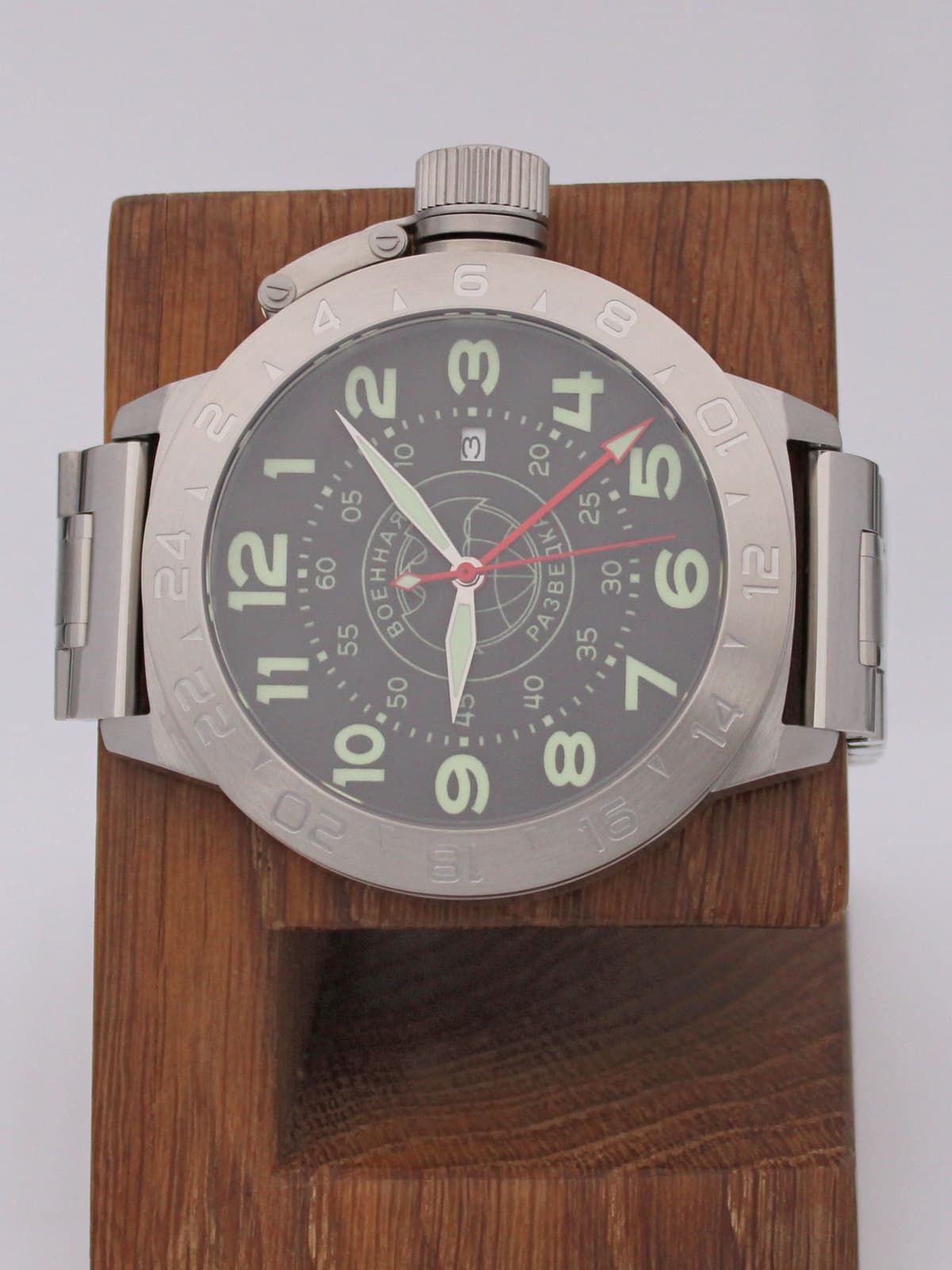 Часы Военная разведка механические с автоподзаводом (Seiko NH34A) 52.169.2