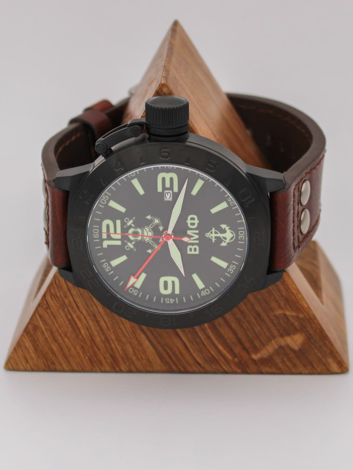 Часы ВМФ механические с автоподзаводом (Seiko NH34A) 152.026.02