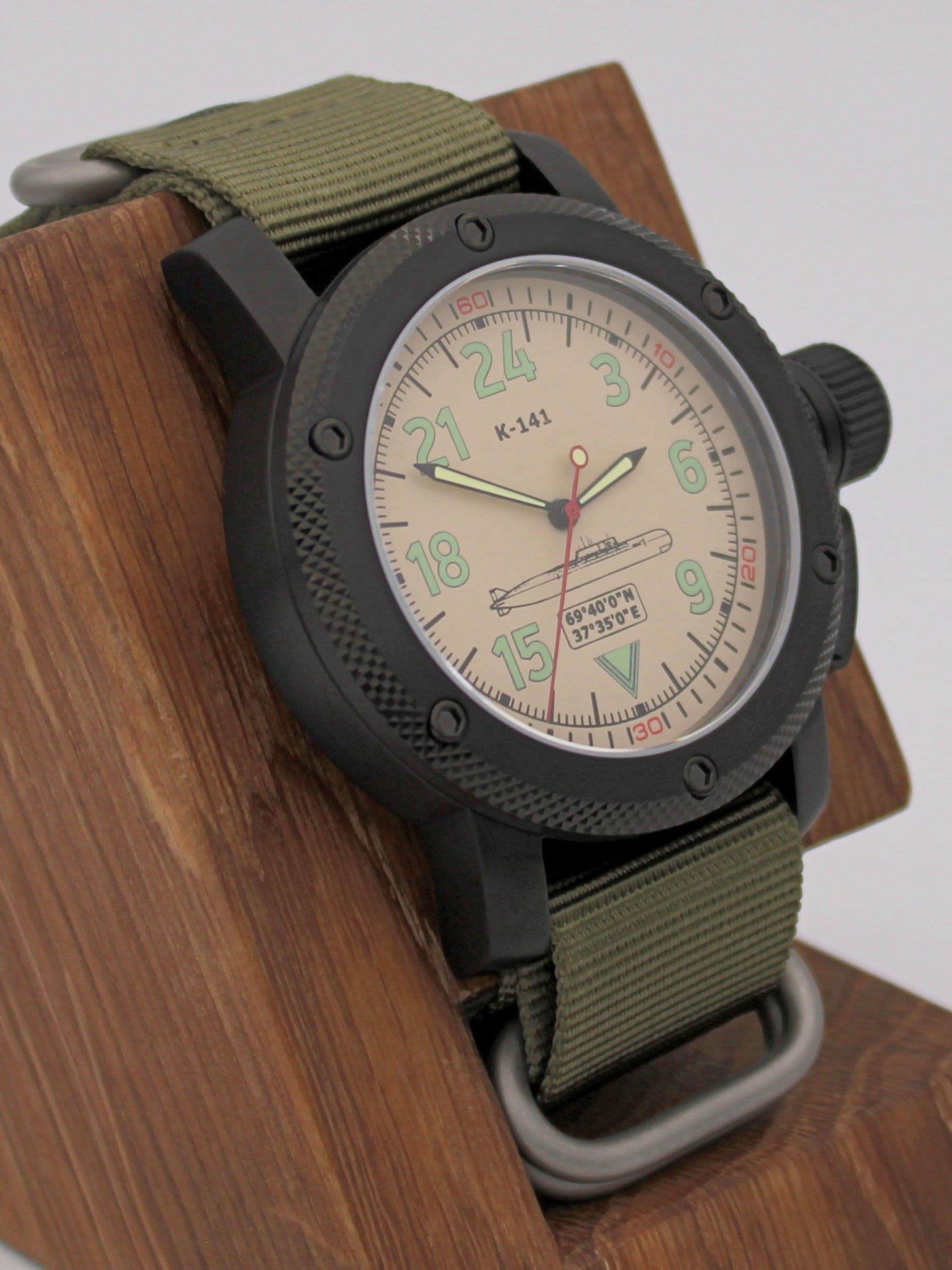 Часы К-141 / Курск (Oscar-II) механические с автоподзаводом (Восток 2431) 101.087.21