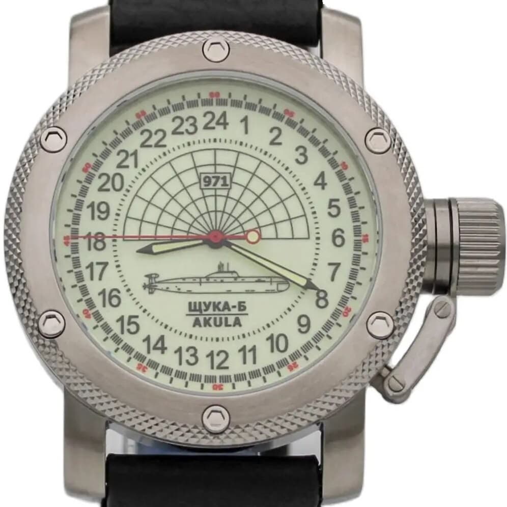 Часы 971 Щука-Б (Акула), механизм Восток 2415.01