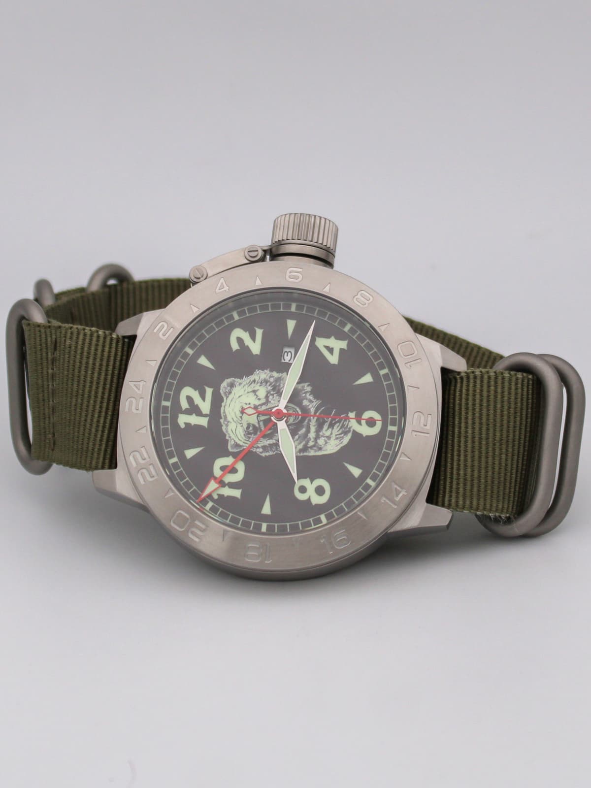 Часы Медведь механические с автоподзаводом (Seiko NH34A) 52.318.21