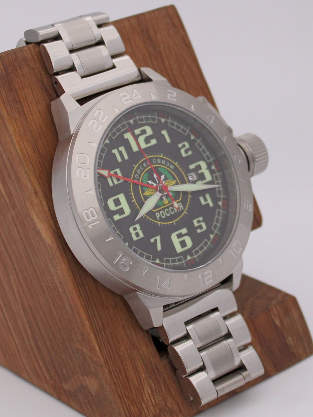 Часы Войска связи механические с автоподзаводом (Seiko NH34A) 52.197.2