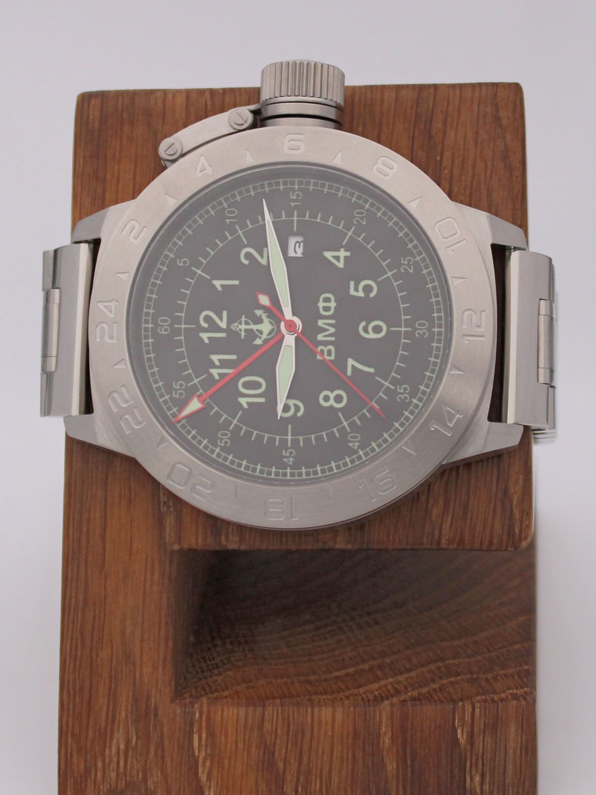 Часы ВМФ механические с автоподзаводом (Seiko NH34A) 52.321.2