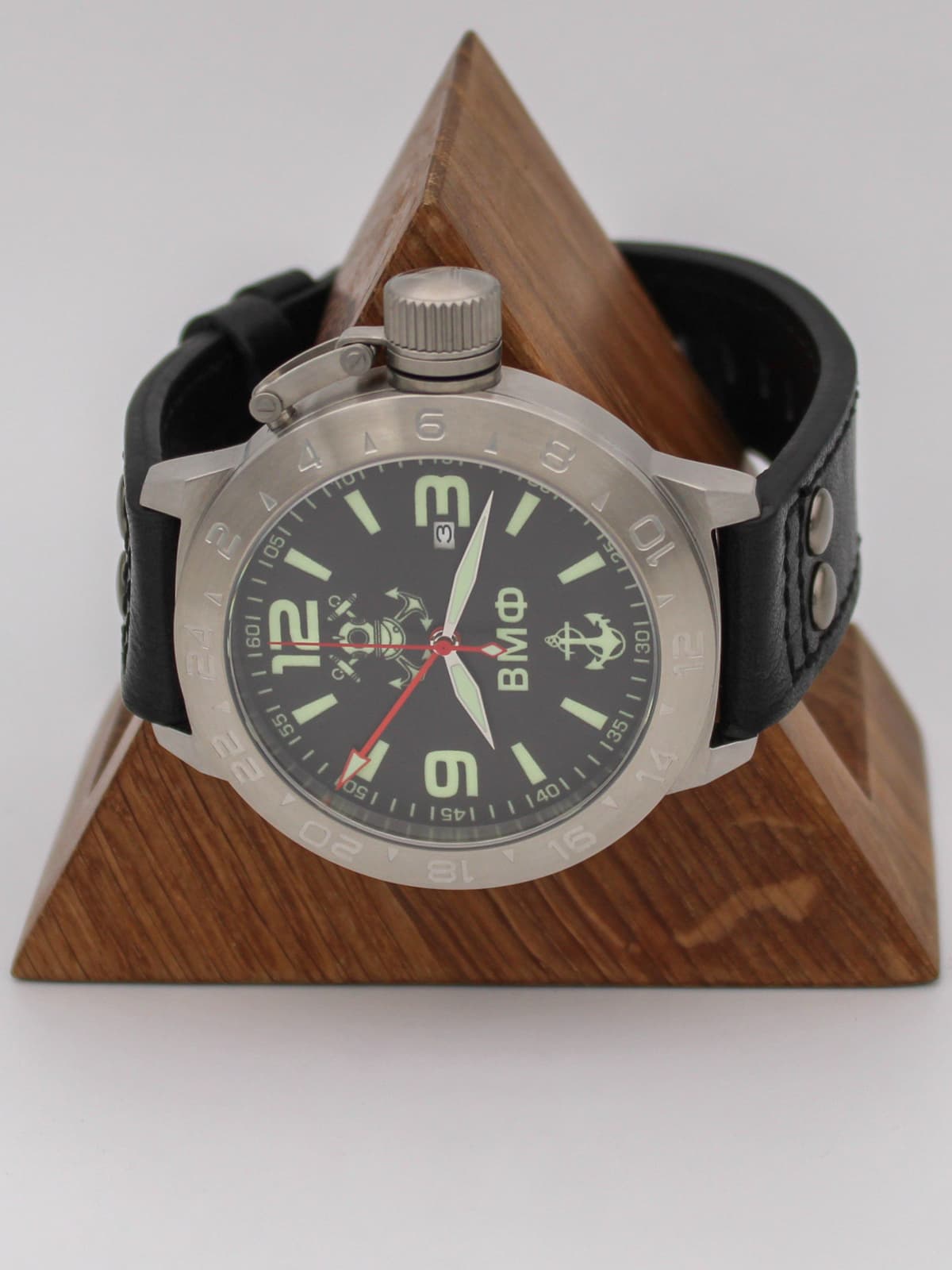 Часы ВМФ механические с автоподзаводом (Seiko NH34A) 52.026.01