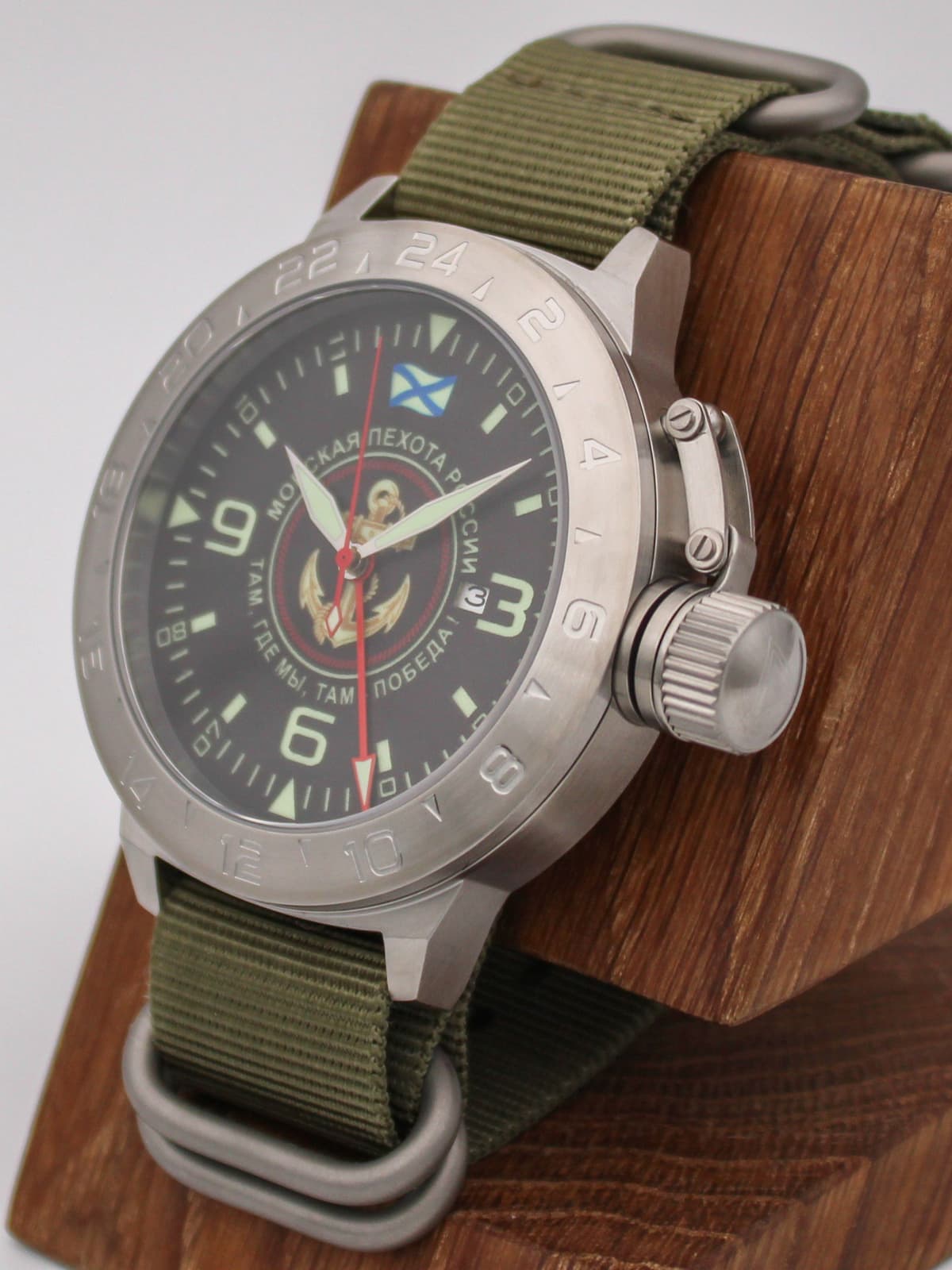 Часы Морская пехота механические с автоподзаводом (Seiko NH34A) 52.167.21