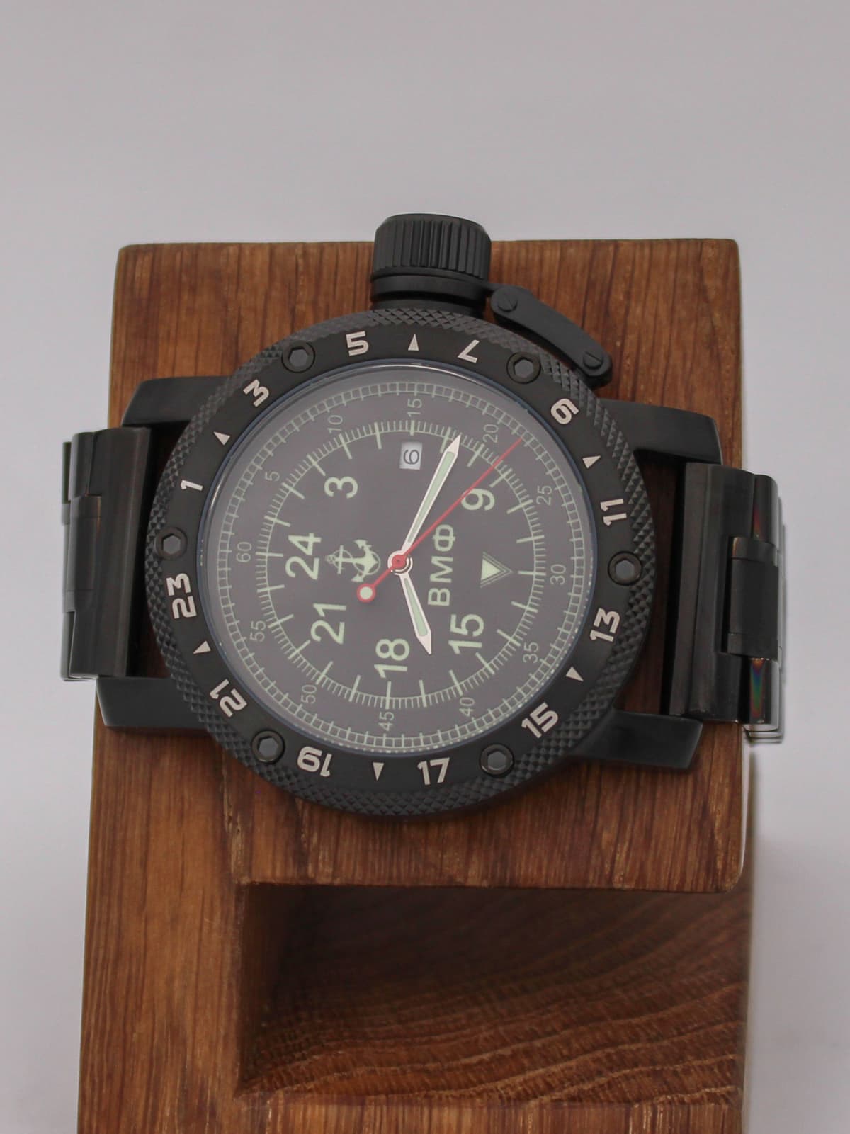 Часы ВМФ кварцевые (Ronda 515.24H) Q147.060.1