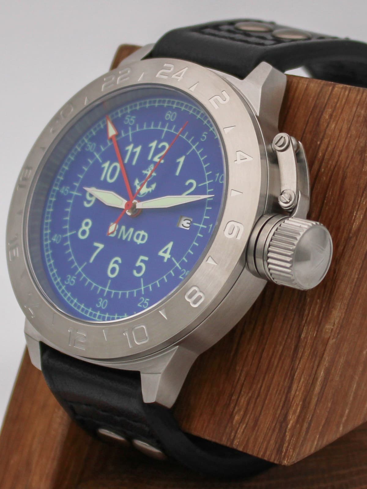 Часы ВМФ механические с автоподзаводом (Seiko NH34A) 52.322.01