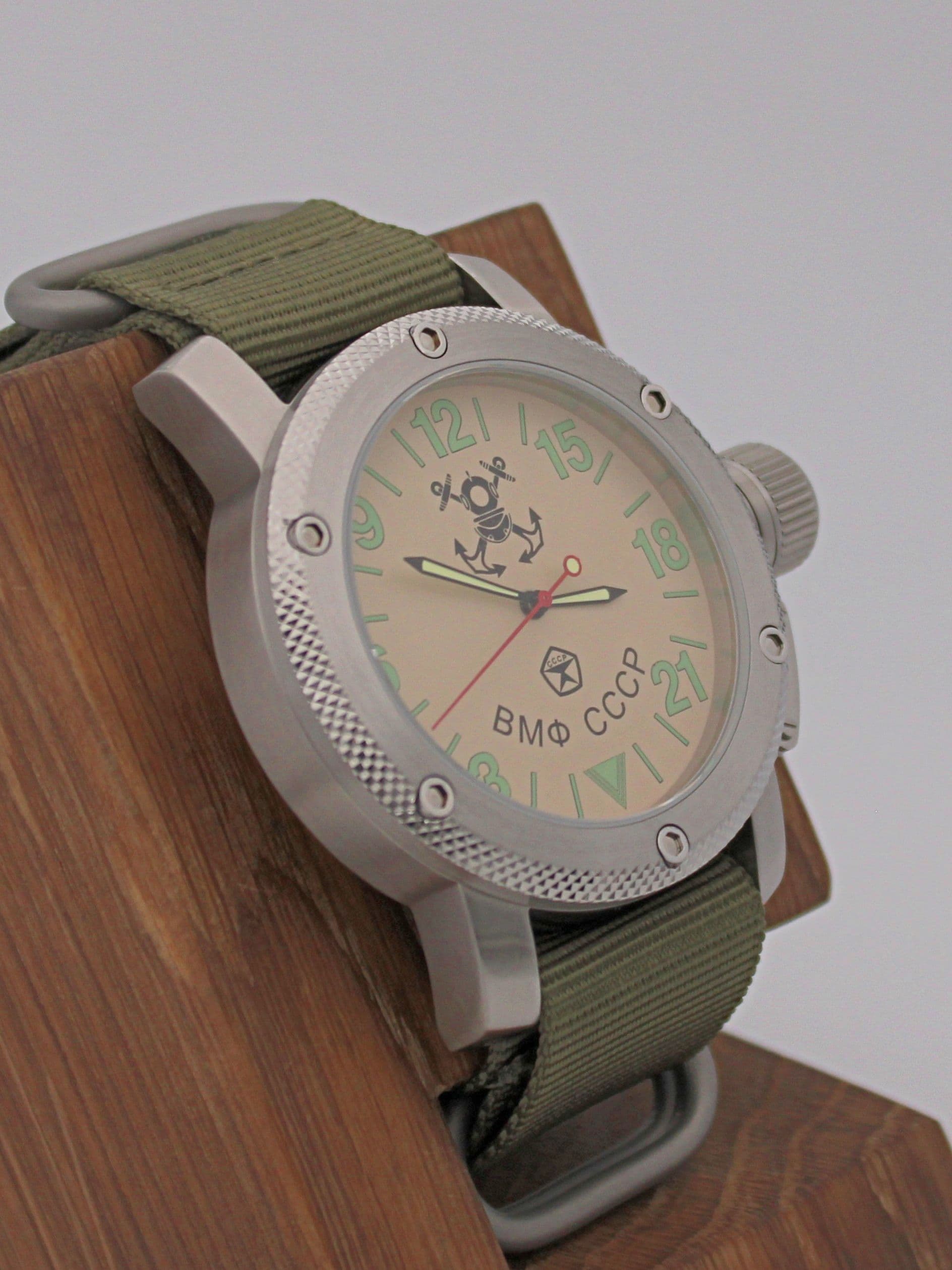 Часы ВМФ СССР механические с автоподзаводом (Восток 2431) 01.022.21