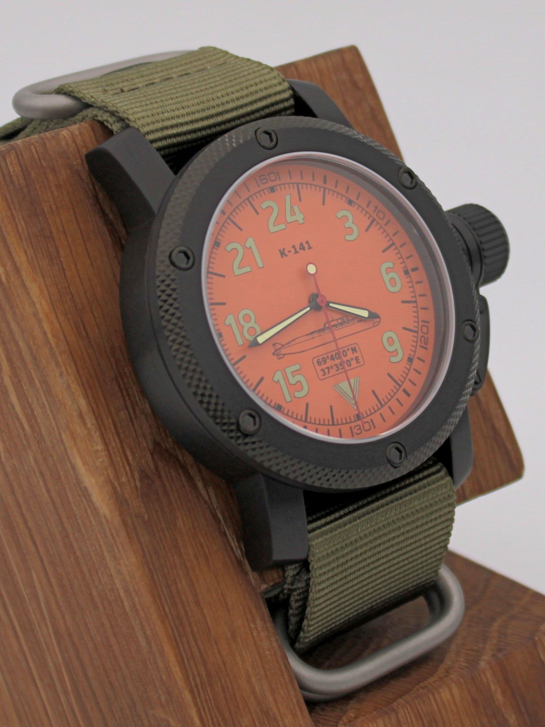 Часы К-141 / Курск (Oscar-II) механические (Ракета 2623) 103.088.21