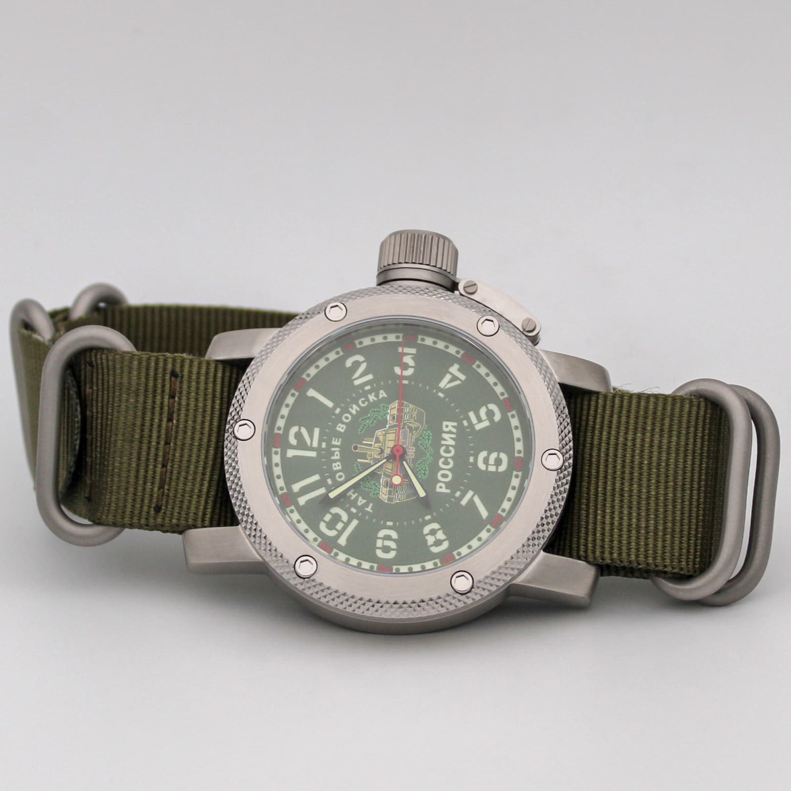 Часы Танковые войска РОССИЯ, механизм Восток 2415.01