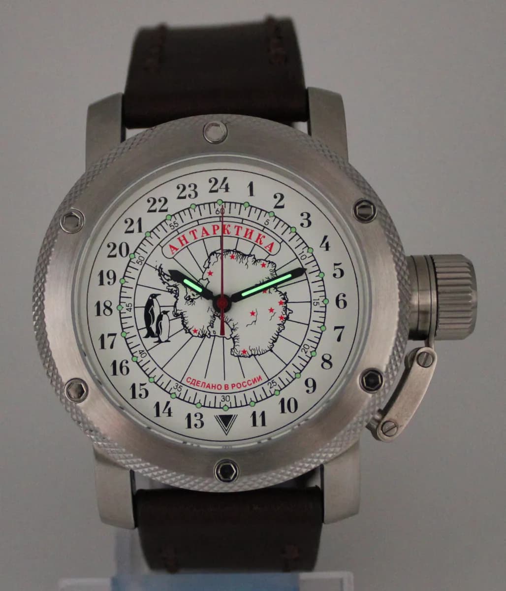 Часы наручные Полярные / Антарктика механические 136.02,  механизм Ракета 2623 НА.