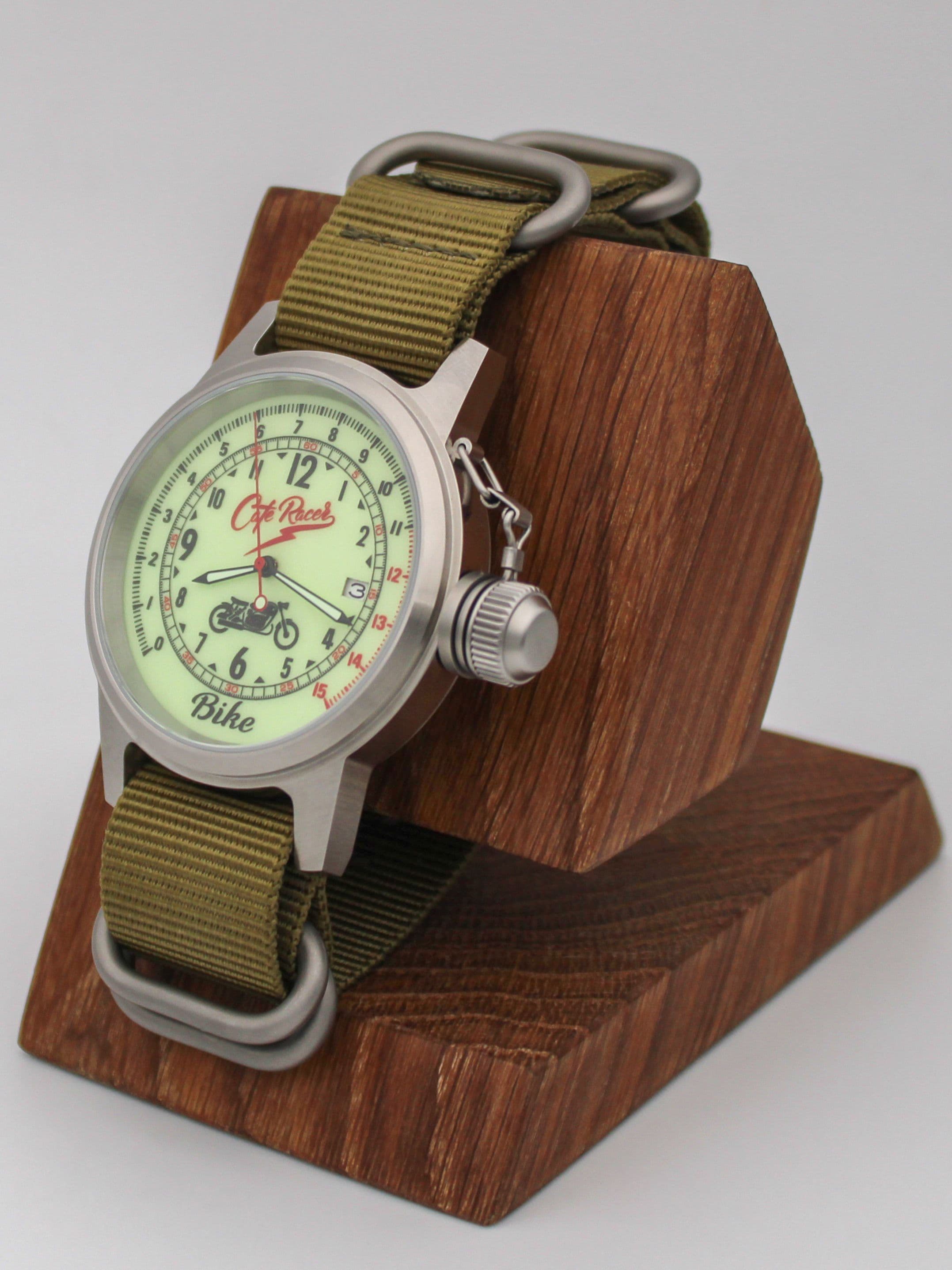 Часы Cafe Racer механические с автоподзаводом (Seiko NH35A) 45.236.21