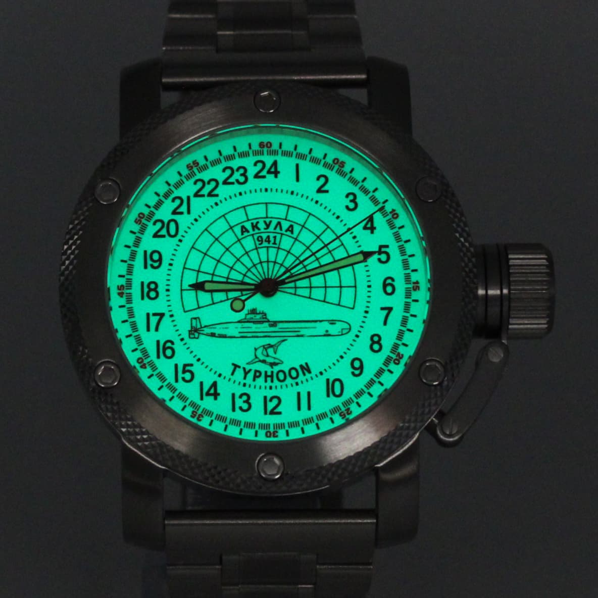 Часы 941 / Акула (Typhoon) механизм Восток 2431