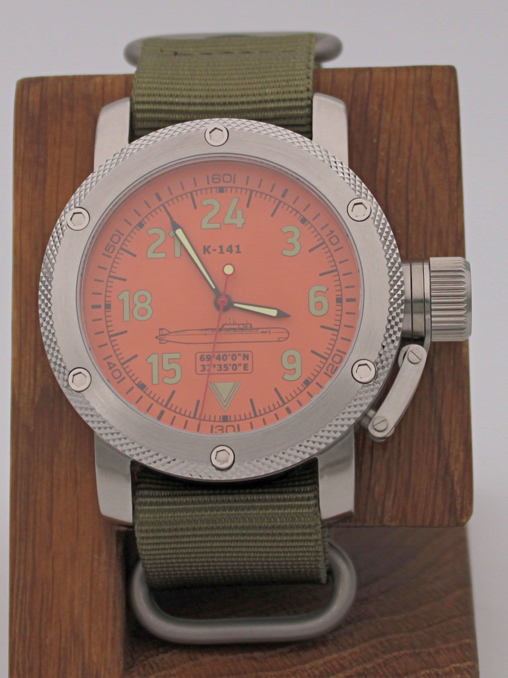 Часы К-141 / Курск (Oscar-II) механические с автоподзаводом (Восток 2431) 01.088.21