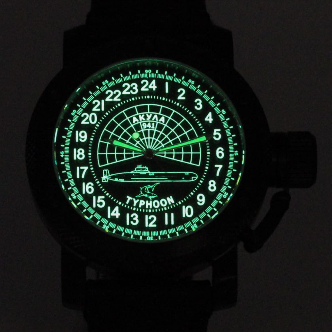 Часы 941 / Акула (Typhoon) механизм Восток 2431