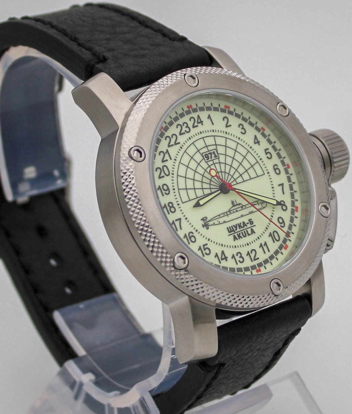 Часы 971 Щука-Б (Акула), механизм Восток 2415.01