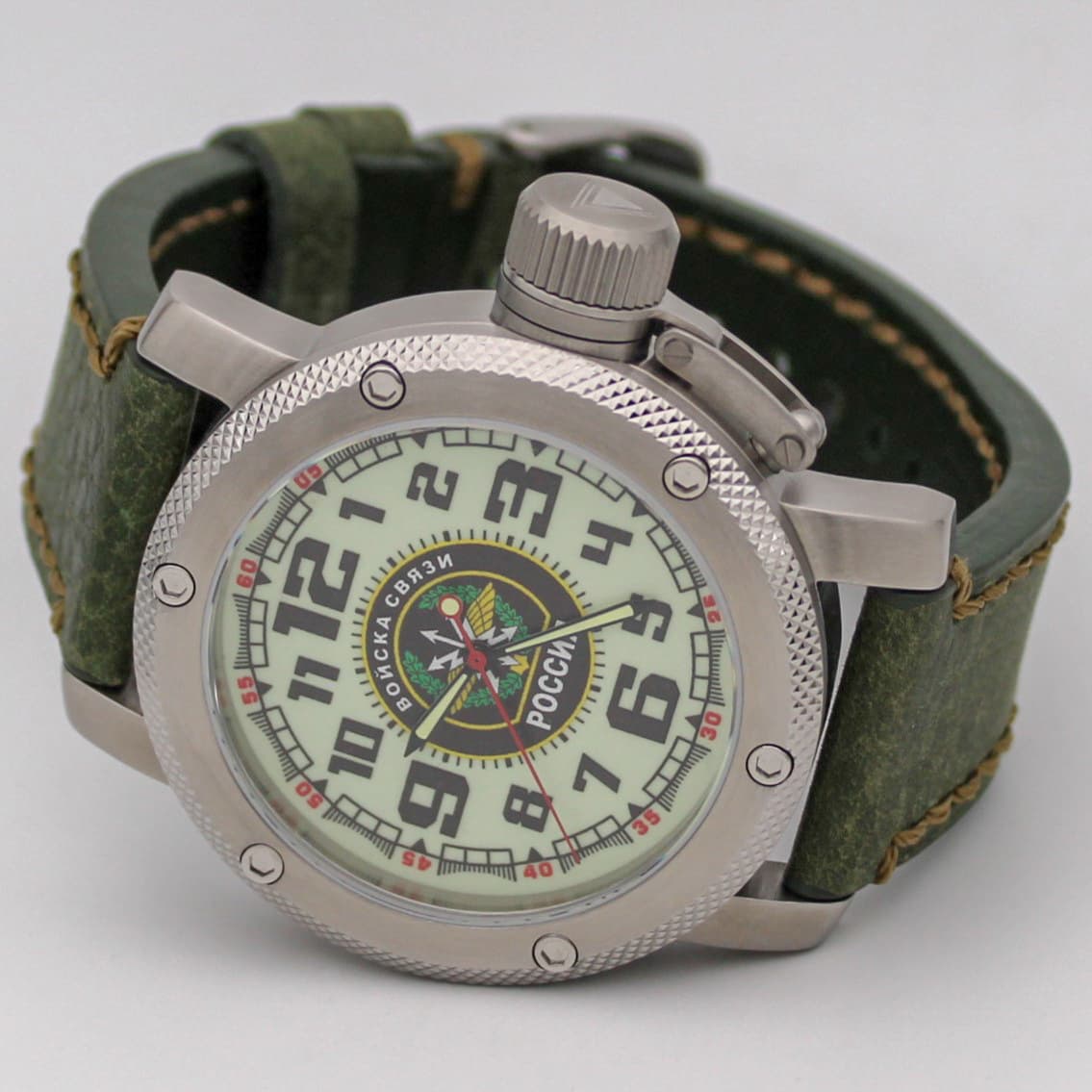 Часы ВОЙСКА СВЯЗИ РОССИИ, механизм Восток 2415.01