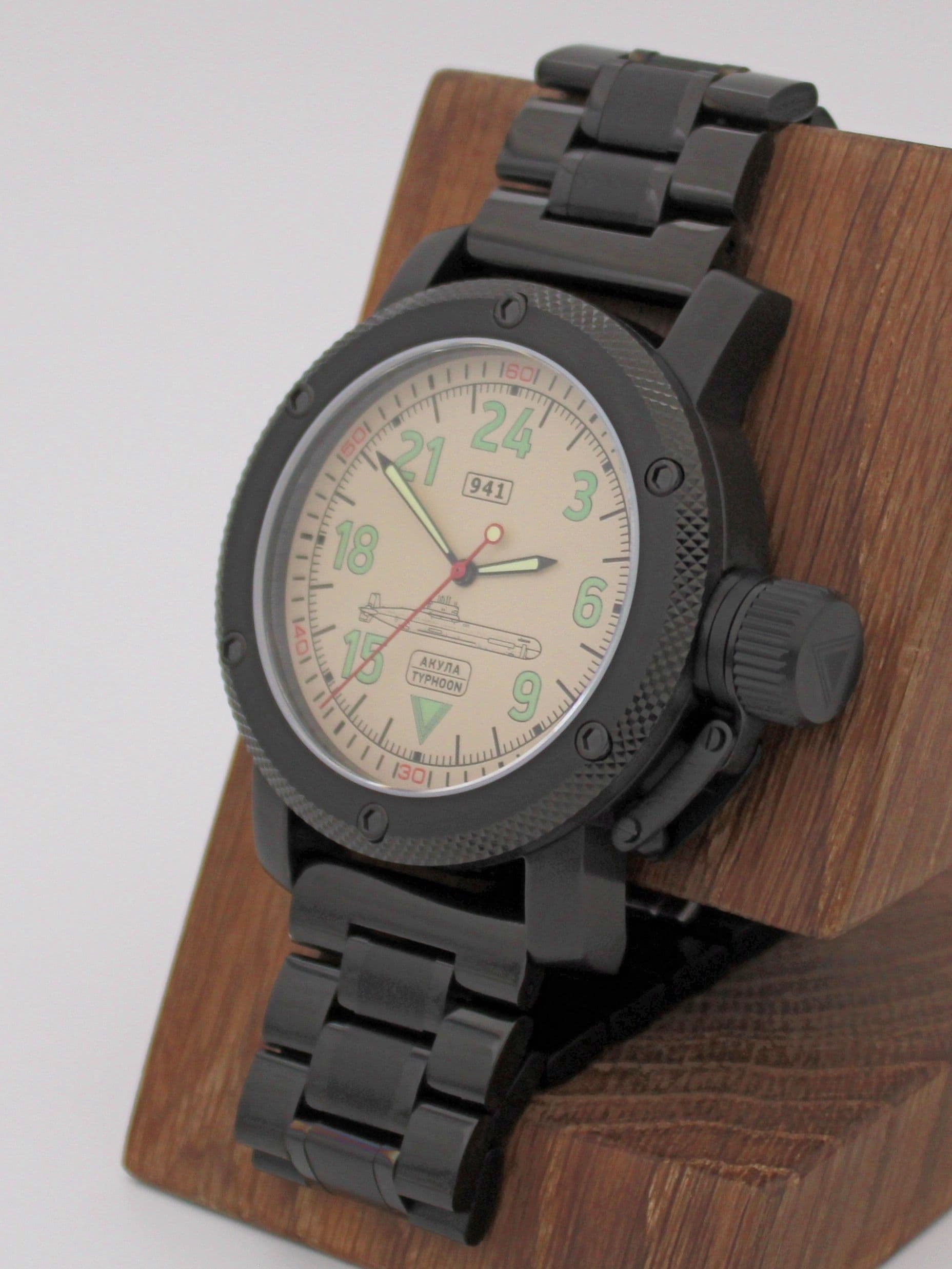 Часы 941 / Акула (Typhoon) механические с автоподзаводом (Восток 2431) 101.052.1