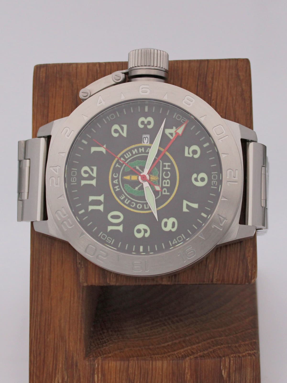 Часы РВСН механические с автоподзаводом (Seiko NH34A) 52.308.2