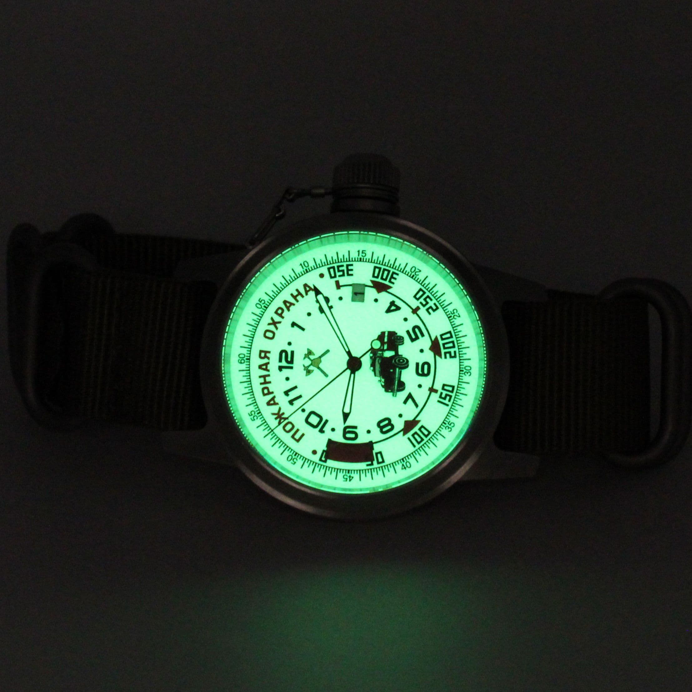 Часы Пожарная охрана (ЗИЛ) механические с автоподзаводом (Seiko NH35A) 45.330.21